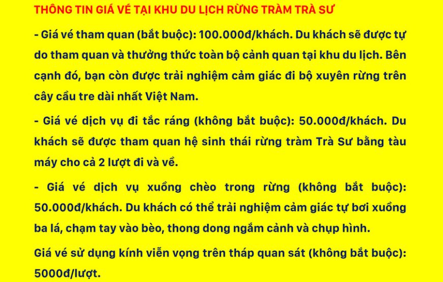 TOUR HÀNH HƯƠNG CHÂU ĐỐC – VÍA BÀ CHÚA XỨ 1N1Đ